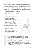 Preview for 15 page of signia 109 549 89 User Manual