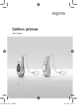 signia Cellion primax User Manual preview