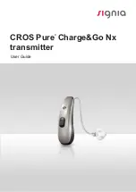 signia CROS Pure Charge&Go Nx User Manual preview