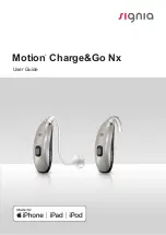 signia Motion Charge&Go Nx User Manual preview