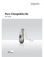 signia Pure Charge&Go Nx User Manual preview