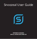 Signifier Snoozeal User Manual предпросмотр