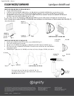 Preview for 4 page of SIGNIFY LIGHTOLIER LyteSpan BoldFlood LWWJ Series Manual