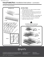 Предварительный просмотр 2 страницы SIGNIFY LUMEC TULS Instruction Sheet