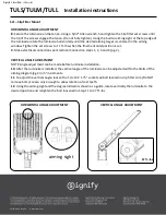 Preview for 3 page of SIGNIFY Lumec TULS Instruction Sheet