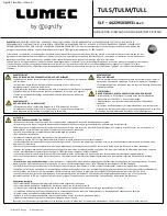 Preview for 4 page of SIGNIFY Lumec TULS Instruction Sheet