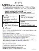 Preview for 1 page of SIGNIFY Stonco KEENE ASW25-SCT-G1-10-BZ Manual