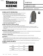 Preview for 2 page of SIGNIFY Stonco KEENE ASW25-SCT-G1-10-BZ Manual