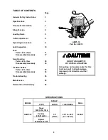 Предварительный просмотр 4 страницы Signode AMPT-12 Operation, Parts And Safe