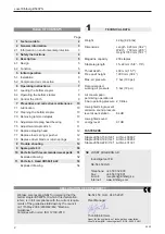 Preview for 2 page of Signode Josef Kihlberg 120591 Operating Instructions Manual