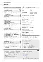 Preview for 38 page of Signode Josef Kihlberg 120591 Operating Instructions Manual