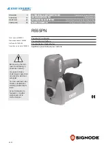 Preview for 1 page of Signode Josef Kihlberg 125108 Operating Instructions Manual