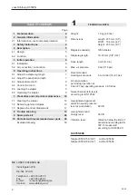 Preview for 2 page of Signode Josef Kihlberg 125108 Operating Instructions Manual