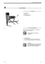 Предварительный просмотр 25 страницы Signode Josef Kihlberg 126141 Operating Instructions Manual