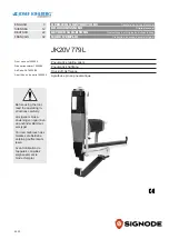 Signode Josef Kihlberg 126152 Operating Instructions Manual предпросмотр