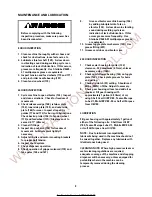 Предварительный просмотр 9 страницы Signode MCD-310 Operation, Parts And Safety Manual