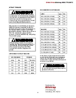 Preview for 9 page of Signode PN2-114 Operation, Parts And Safety Manual