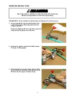 Предварительный просмотр 7 страницы Signode Tension-Weld BTS-16 Operation, Parts And Safety Manual