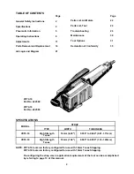 Предварительный просмотр 4 страницы Signode TENSION-WELD VXT2-16 Operation, Parts And Safety Manual