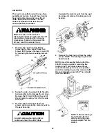 Предварительный просмотр 18 страницы Signode TENSION-WELD VXT2-16 Operation, Parts And Safety Manual