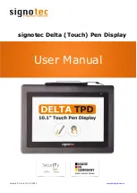 Signotec Delta User Manual preview