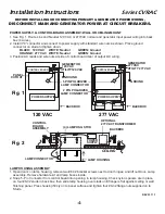 Preview for 4 page of Signtex Lighting Coverlite CVRAC Series Installation Instructions Manual