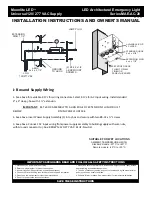 Signtex Lighting Moonlite LED MAE-AC-20 Series Installation Instructions And Owner'S Manual preview