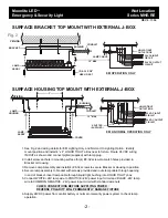 Предварительный просмотр 2 страницы Signtex Moonlite LED MHE Series Installation Instructions & User Manual