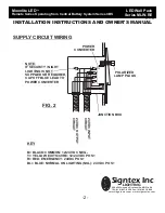 Предварительный просмотр 2 страницы Signtex Moonlite LED MLW-RE Series Installation Instructions And Owner'S Manual