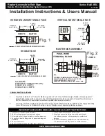 Signtex RAE-REC Series Installation Instructions & User Manual preview