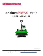 Preview for 1 page of SignWarehouse enduraPRESS CS16 User Manual