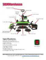 Preview for 3 page of SignWarehouse enduraPRESS CS16 User Manual