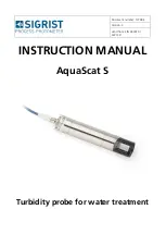 SIGRIST AquaScat S Instruction Manual предпросмотр