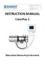 SIGRIST ColorPlus 2 Instruction Manual предпросмотр