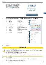 Предварительный просмотр 11 страницы SIGRIST TurBiScat 2 Ex Brief Instructions