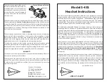 Sigtronics S-45S Instructions preview