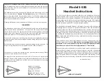 Sigtronics S-58S Series Instructions preview