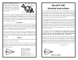 Sigtronics S-58S Instructions preview