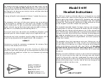 Sigtronics S-65Y Instructions preview