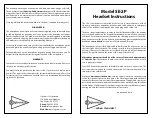 Sigtronics SE-2P Instructions preview