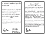 Preview for 1 page of Sigtronics SE-2SP Instructions