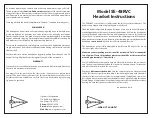 Sigtronics SE-48RVC Instructions preview