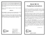 Sigtronics SEH-40 Series Instructions предпросмотр