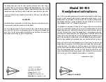 Sigtronics SH-40S Instructions предпросмотр