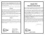 Sigtronics ST-8 Series Instructions preview