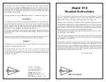 Предварительный просмотр 1 страницы Sigtronics ST-8 Instructions