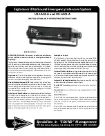 Sigtronics UltraSound US-LAC4-A Installation And Operating Instructions Manual preview