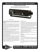 Sigtronics UltraSound US-LAC4 Installation And Operating Instructions Manual preview