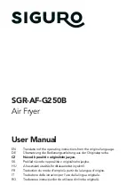 SIGURO SGR-AF-G250B User Manual preview