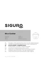 SIGURO SGR-RC-R700B Translation Of The Operating Instructions preview